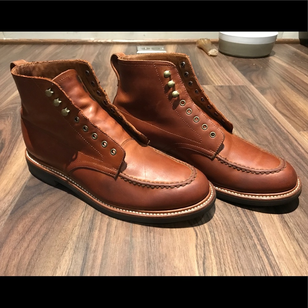 J. Crew leather Pacer Boots - size 9
